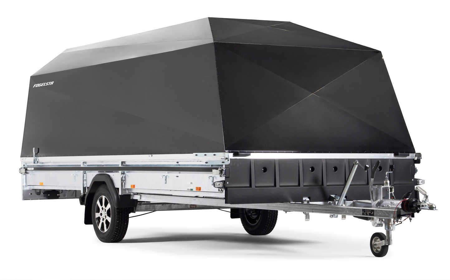 Snöskotersläp med kåpa Snöskotersläp med kåpa